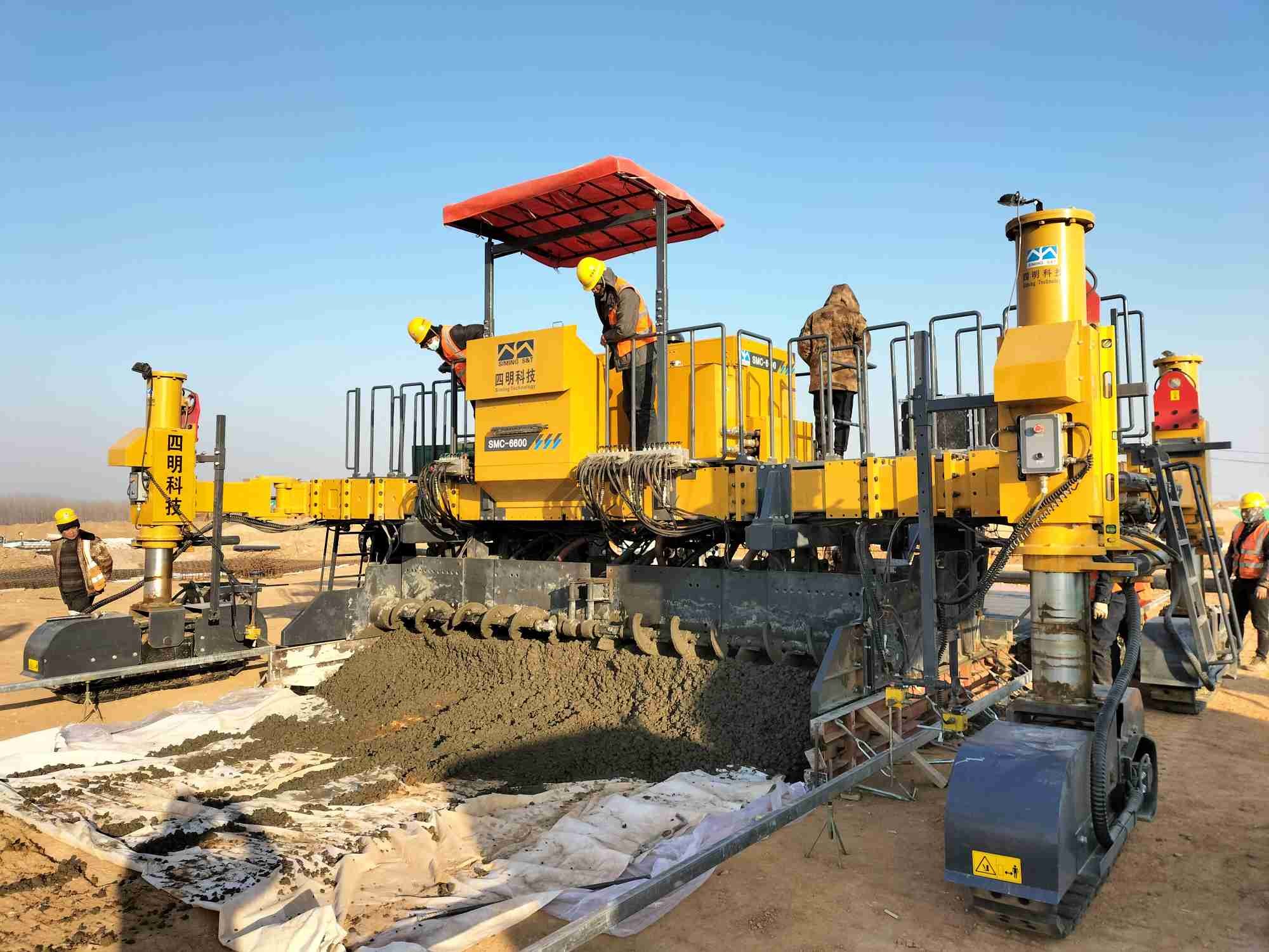 Airport Construction Concrete Slipform Paver SMC-6600 Slip Form Paver