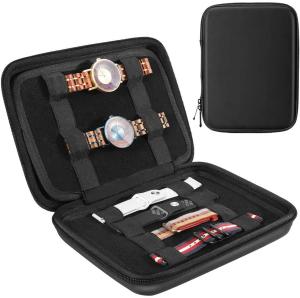 Wholesale CE 1680D Polyester EVA Watch Carry Case Silk Screen Print Logo from china suppliers