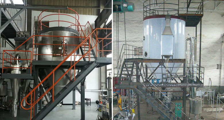 Centrifugal Spray Dryer For Milk Powder LPG High Speed Spray Drying Facility