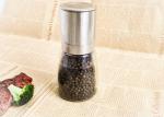Stainless Steel Manual Glass mill for Black Pepper or Salt