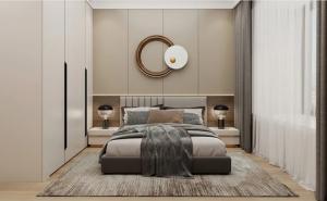 Wholesale Light Colored Bedroom Wardrobe Closets Melamine Panel Door Cover Tall Cabinet from china suppliers