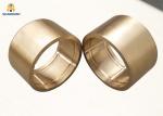 2 Pieces Of Oil Immersed Sintered Bronze Bushing Alloy Casing Stable Performance