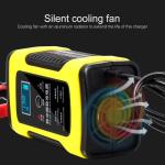 Motorcycle 12V 6A Fully Intelligent Pulse Repair Charger LCD Display For