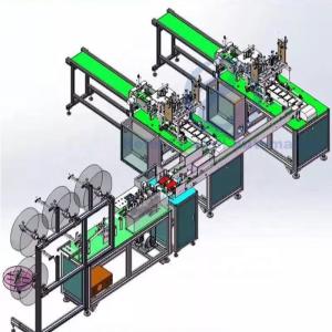 Wholesale 175 * 95mm Face Mask Manufacturing Machine Touch Screen Easy Safe Operation from china suppliers