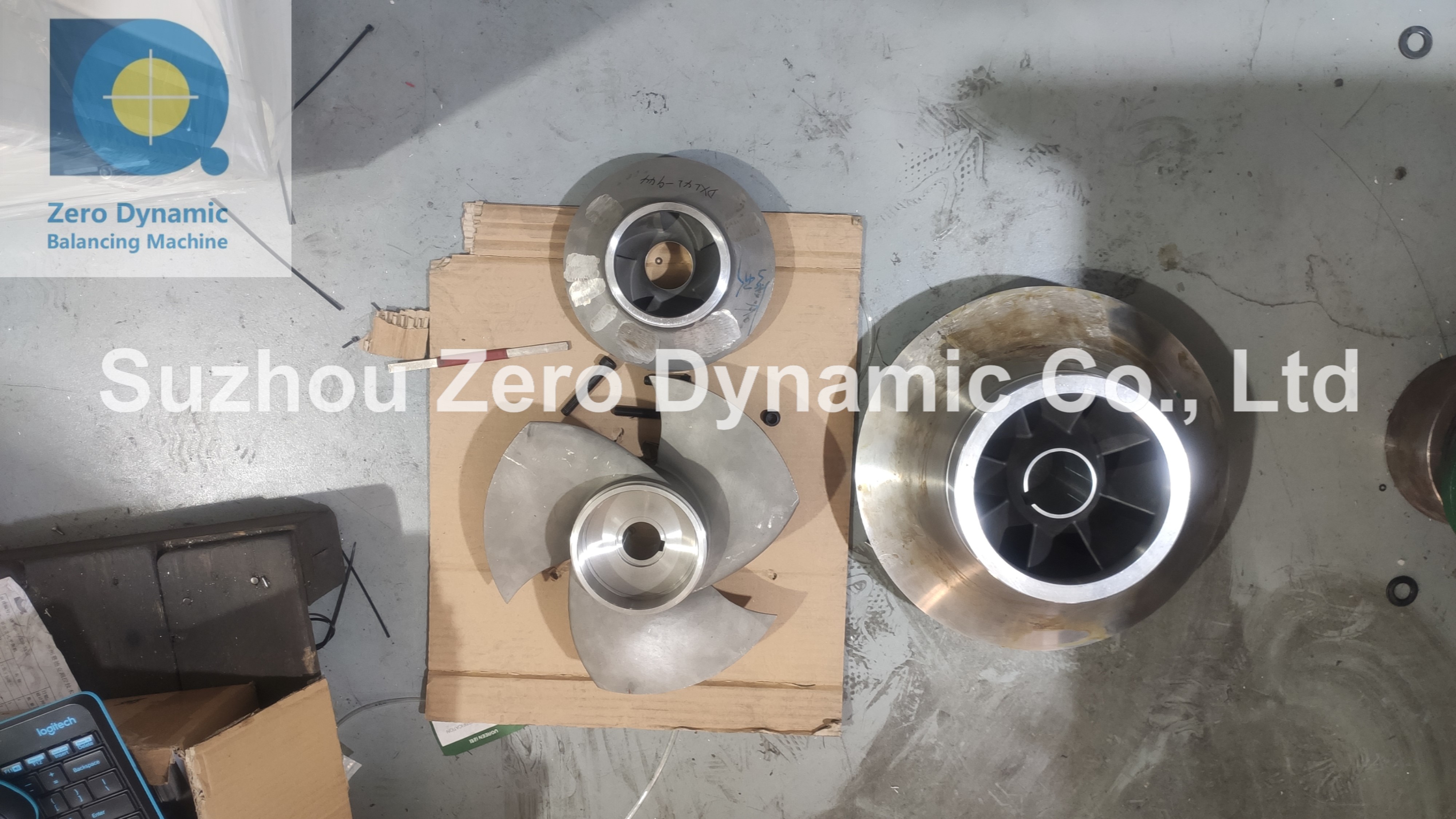 Single Station Pump Impeller Balancing Machine Automatic Milling Correction Balancing Machine