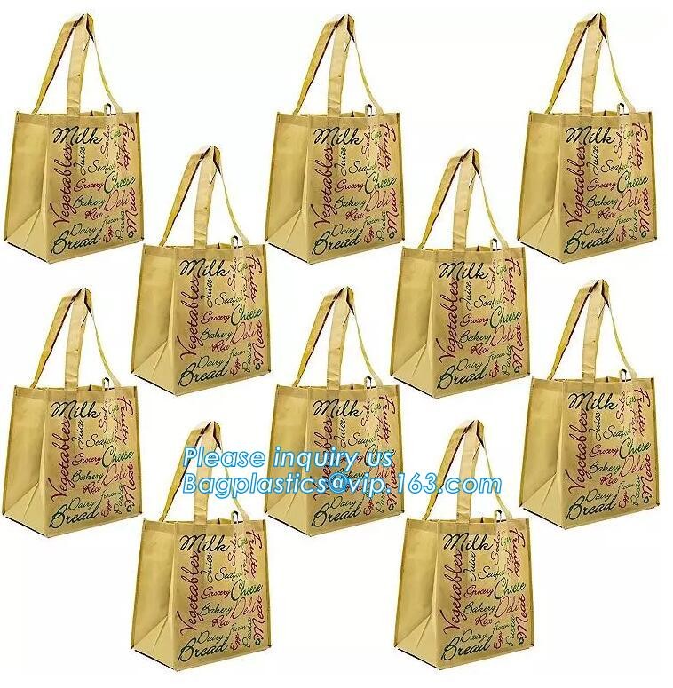 Newest promotional pp laminated non woven thermal lunch bags, Cheap Price Tote Shopping Non Woven Bag, bagease, package