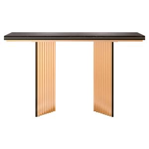 Wholesale Oem Stainless Steel Console Table Dark Oak Legs Villa And Living Room Use from china suppliers