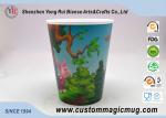 400ml Plastic Personalized Kids Mugs Eco-Friendly Cartoon Character