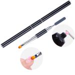 Manicure Tip Nail Art Brush Poly Gel Rod Tool Dual End Spatula
