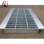 Hot Dipped Galvanized Bar Grating For Walkway Platform Foot Plate heavy duty bar