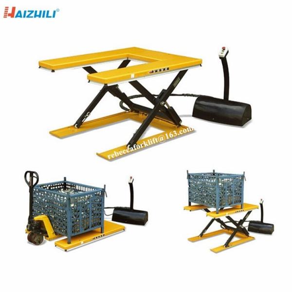 Stationary Hydraulic Scissor Lift Platform , 1500kg Heavy Duty Scissor Lift