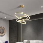 Metal LED Modern Ring Light For Living room Bedroom