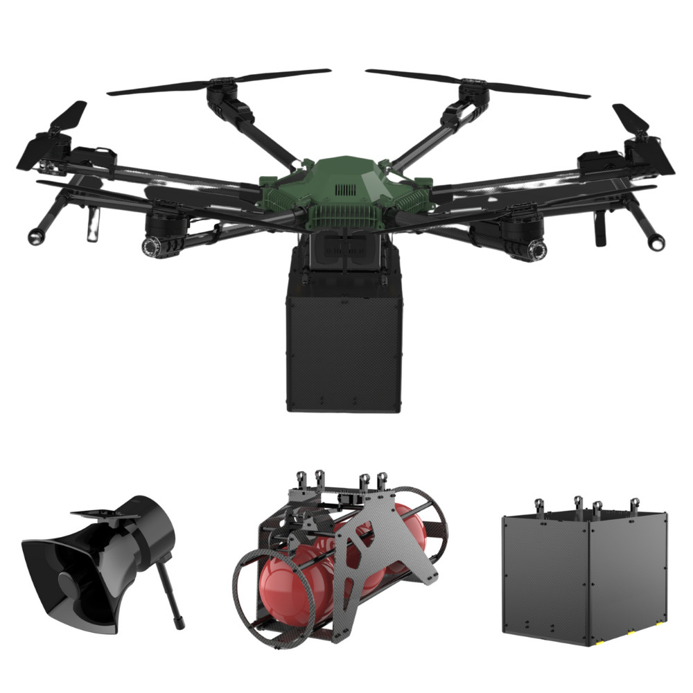 HXF600 10KM 20KM 30KM Ultra Long Range Drones With Camera Pod Android System