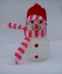 Indoor Colorful Hat Snowman Christmas Lights LED White Body Eco Friendly, Non