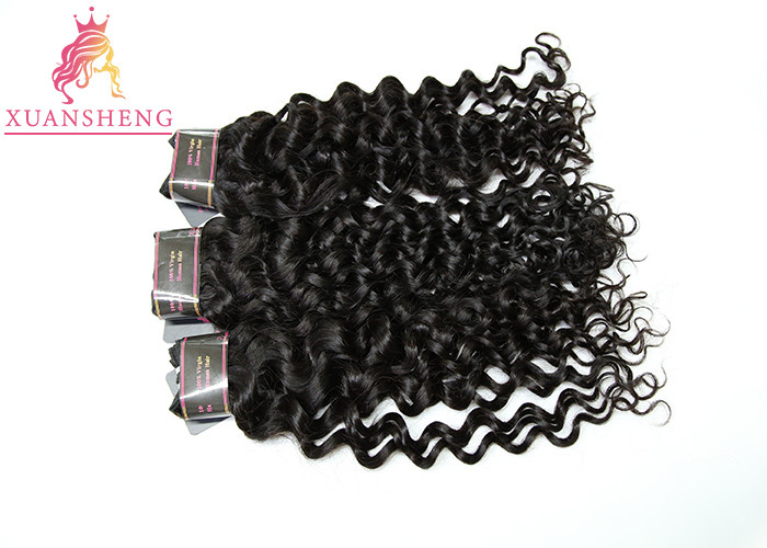 10A Peruvian Human Virgin Hair Weave Unprocessed Curly Italian Curly Extensions