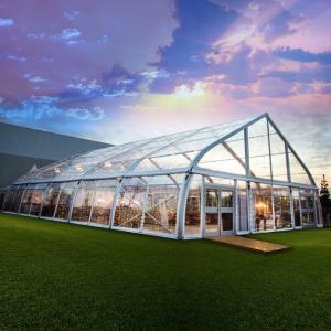 Wholesale Arcum Roof Party Tent Canopy Exhibition Peach Shape Garden Marquee from china suppliers