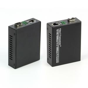 Wholesale 10/100/1000M SFP Fiber Optic Media Converter Ethernet Network from china suppliers