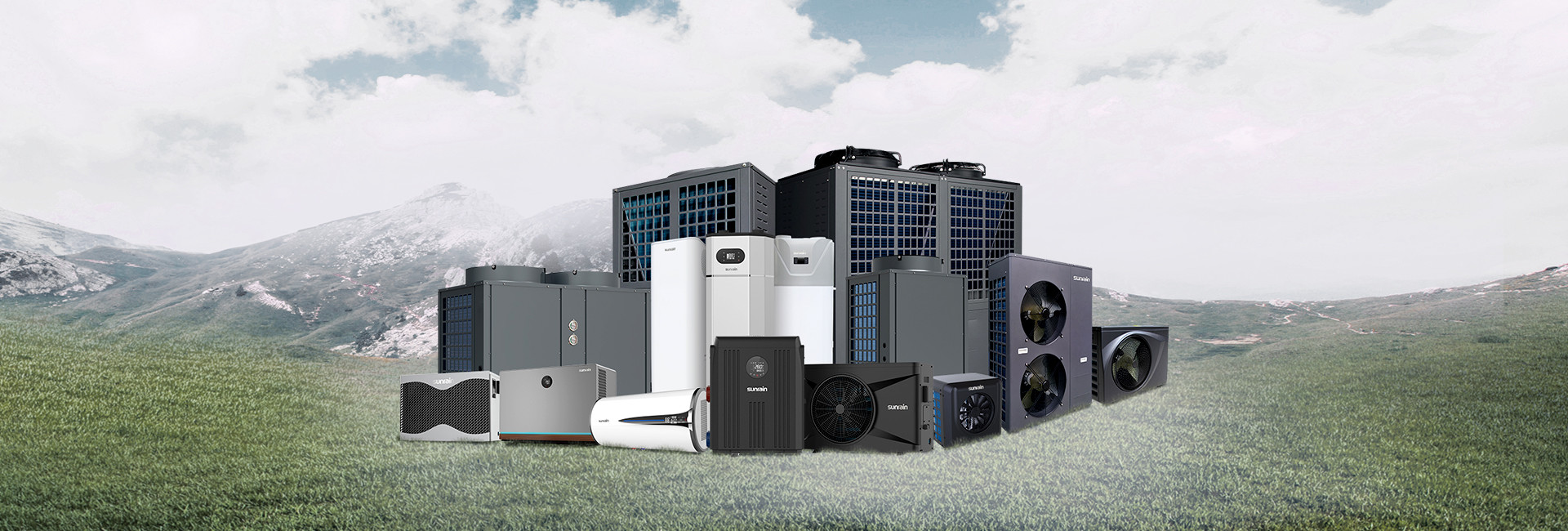 Bathroom Wall Mounted Heat Pump 60/80/100L Air Source Heating System
