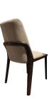 Oak wood frame structure in PU painting with Leather upholstered cushion Dining