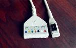 Black Brush 12 Pins GE Rozinn 10 Lead Ecg Cable Din Style Medical Cables