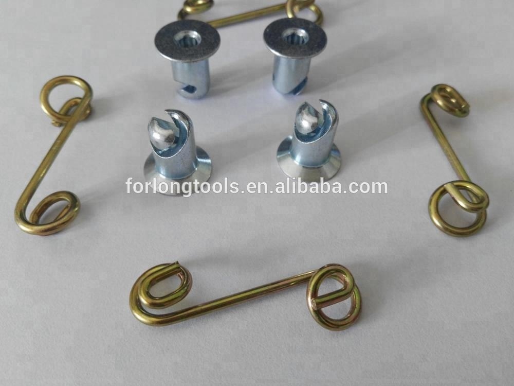 Universal Year Standard OE NO. 7/16" Aluminum Dzus Button Flush Allen Head Quarter Turn Fasteners .500 Black Fast and Secure Installation