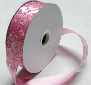Wholesale Personalised 32mm x 90y Printed Red Ribbon Roll for Gift bag , Fruit basket , Balloon from china suppliers