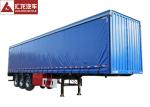 Blue Color Curtain Side Flatbed PVC Tarpaulin High Strength Steel Structure High