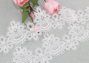 Wholesale 6cm Width Water Soluble Lace Polyester Lace For Clothing Azo Free from china suppliers