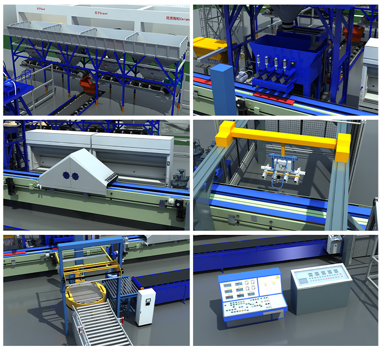 Concrete Block Retaining Wall Manufacturing Machine Concrete Wet Casting Supporting Production Line