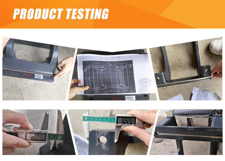 Q235 Rock Excavator Track Guards Link E320 16mm 30mm Excavator Accessories
