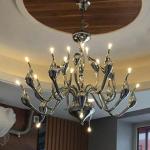 Living room Bedroom Kitchen Indoor Staircase Art Decor Swan Chandelier Lighting