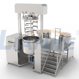 Wholesale TUV High Viscosity Vacuum Emulsifier Mixer 1 Ton Electric Heating from china suppliers