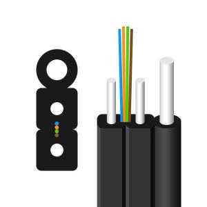 Wholesale Outdoor Aerial G657 MDPE FTTH Drop Cable With Messenger Wire from china suppliers