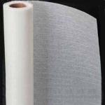 White color and high strength fiberglass tissue for wall covering