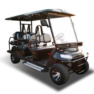Wholesale Black 4x4 Electric Golf Cart UTV Utility Car With Lithium Battery Road Legal Vehicles from china suppliers