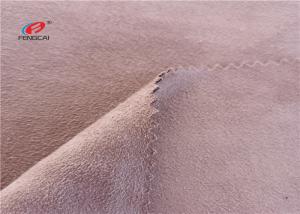 Wholesale 150CM Warp Knitted Polyester Waterproof Suede Fabric For Lady Shoes from china suppliers