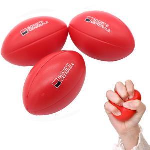 Wholesale Promotional Plain rugby anti stress ball 9.4*6.1cm PU logo customized from china suppliers