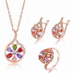 New design 925 Sterling Silver Oval Multi Color Cubic Zirconia CZ Fashion Tennis