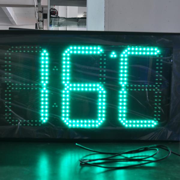 Road Gas Station Digital Signage Gas Station Pylon Signs 12 Inch Master Slave