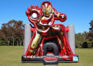Wholesale Iron Man Bouncer Inflatable Jumping Bouncy Castle Red Bounce House For Kids Party from china suppliers