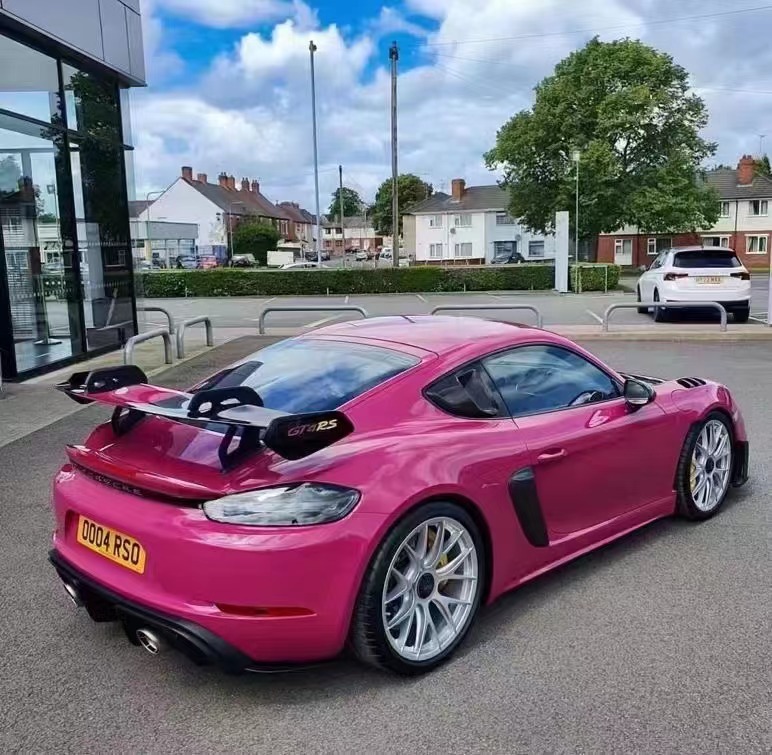 Auto Parts for Porsche 718 981 987 Carbon Fiber Spoiler 718 981 987 Upgraded GT4RS Style Tail Spoiler