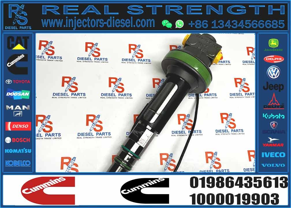 Auto Parts Common Rail Diesel Fuel Injector 1000019903 For Cummins QSK19 QSK38 QSK60 0986435912 Y431K05419