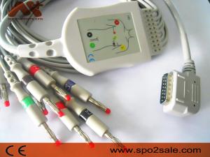 Wholesale Kenz Compatible Direct-Connect EKG Cable - K131 for Kanz 108, 109, 110, 1210, 1211, 601, Cardico 302 from china suppliers