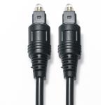 [ Factory Outlet ] Toslink Cable Digital Optical Audio Black Cable OD4.0 PVC For