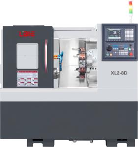 Wholesale Slant Bed Turning Center Cnc Metal Lathe 12 Stations 3 Axis Oil Lubrication from china suppliers