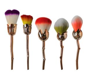 Wholesale Beauty Accessories Five Pieces Makeup Brush Set Colorful Soft Vegan Hair from china suppliers