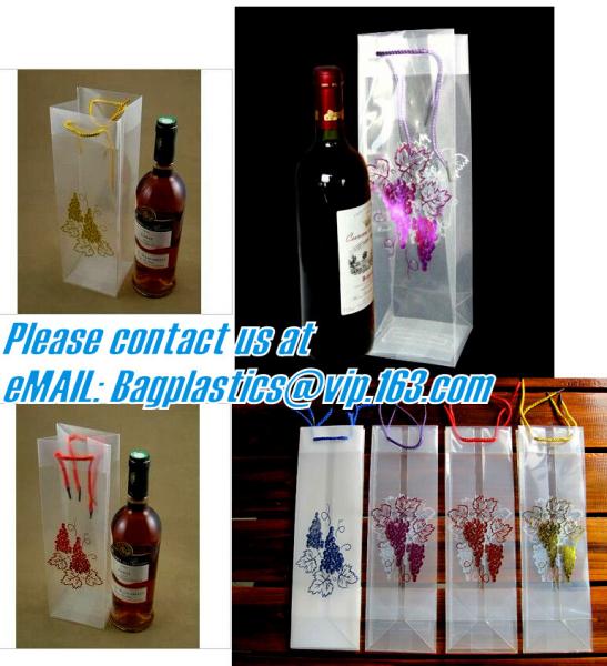 Semitransparent PVC Plastic Tote Bag Environmental PP Packing Gift Bag,fashion