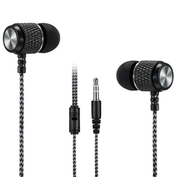 Nylon Braided Hifi Noise Cancelling Corded Earbuds IPX5 Waterproof Sport Hifi
