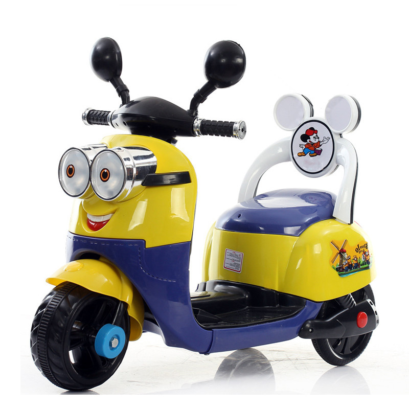 6v Electric Motorcycles For Kids Ride On Toy Motorbike With 80*40*65cm Product Size