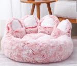 Manufacture Hot Sale Nice Quality Pet Winter Soft Warm Heating Nest Round Donut